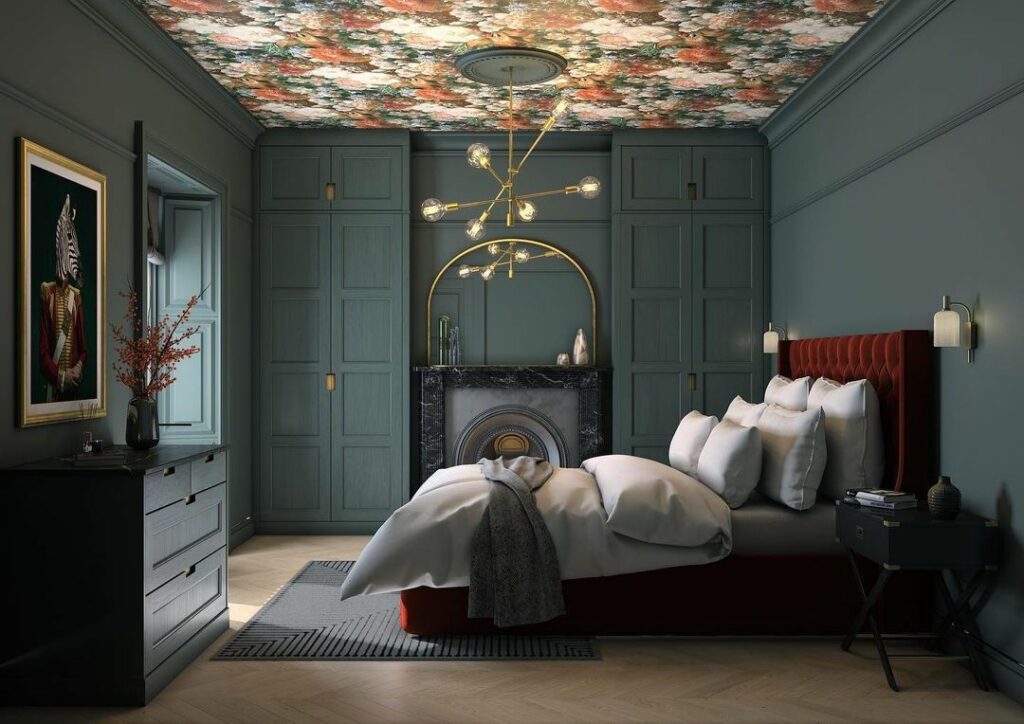 green and black bedroom paint ideas