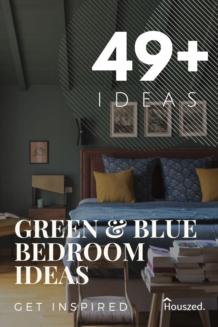49+ Blue and Green Bedroom Ideas That Will Inspire in 2024 Houszed