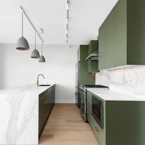 green and white kitchen ideas