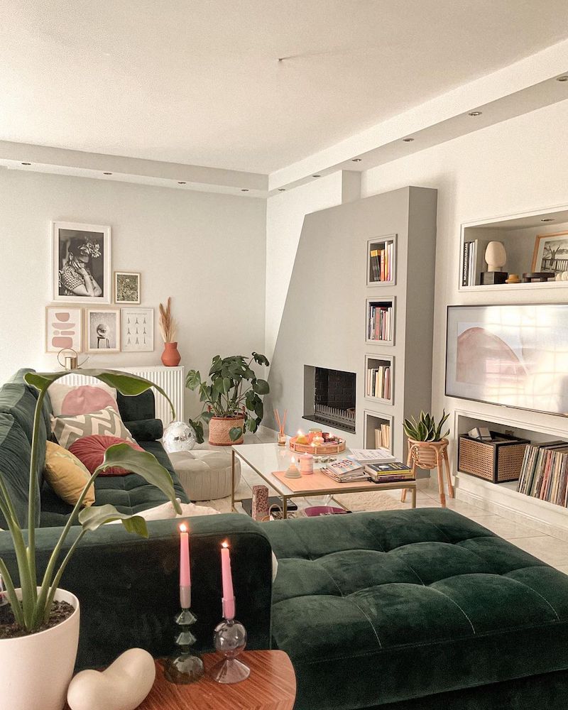 49+ Green Sofa Living Room Ideas That Will Make a Statement in 2024