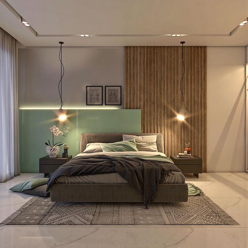 green white and gold bedroom ideas