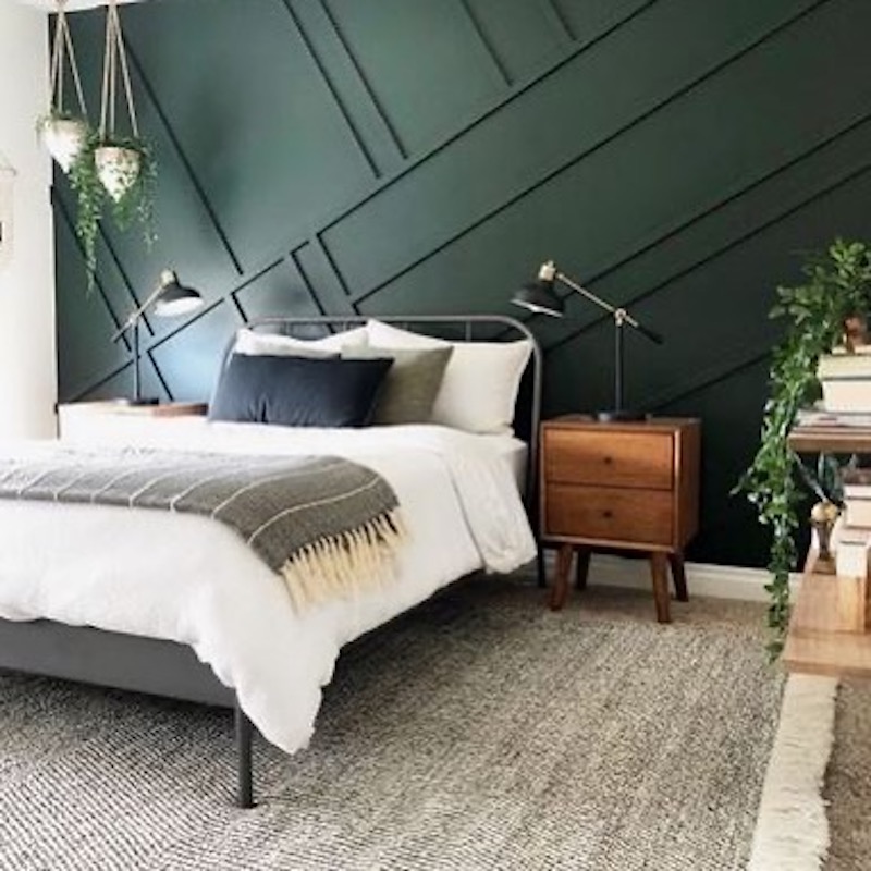 39+ Green and White Bedroom Ideas That Totally Inspire in 2024 | Houszed