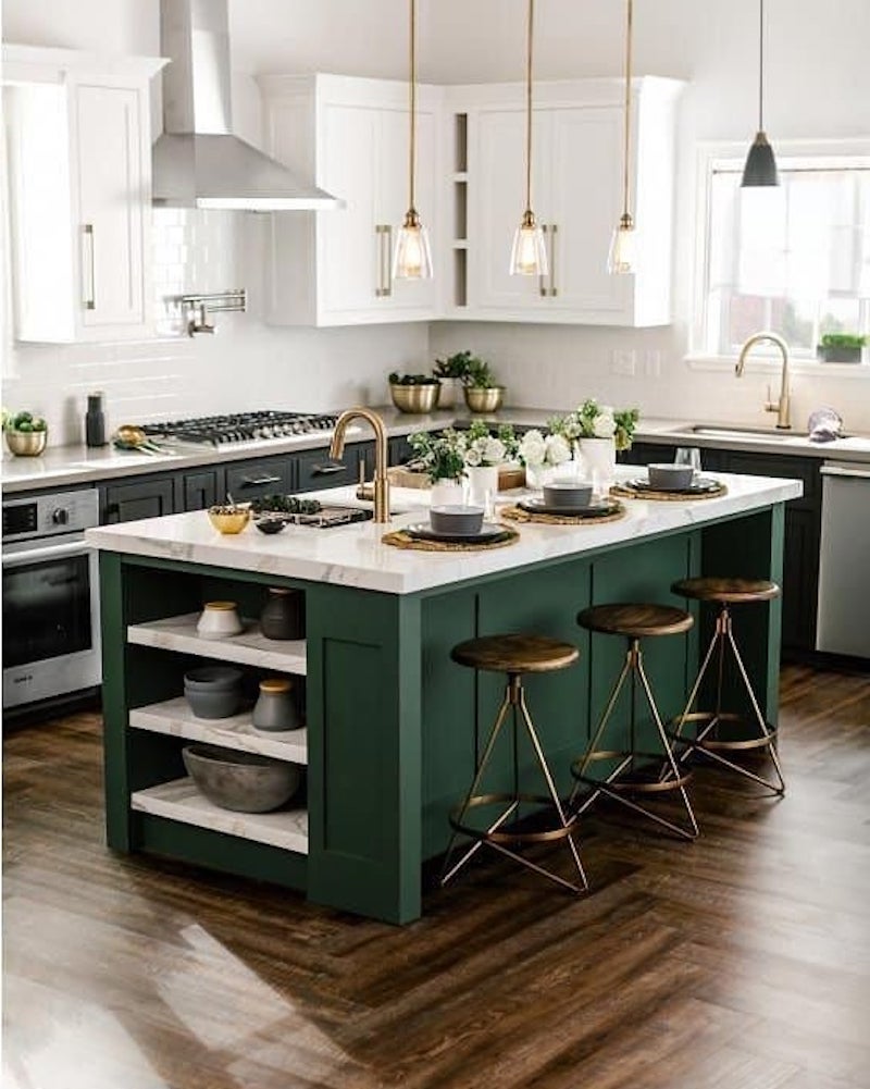 33+ Green and White Kitchen Ideas That Totally Pop in 2025 | Houszed