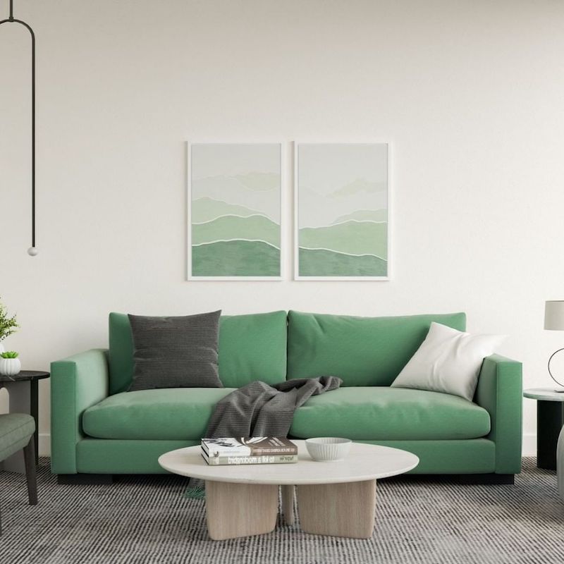 lime green sofa living room ideas