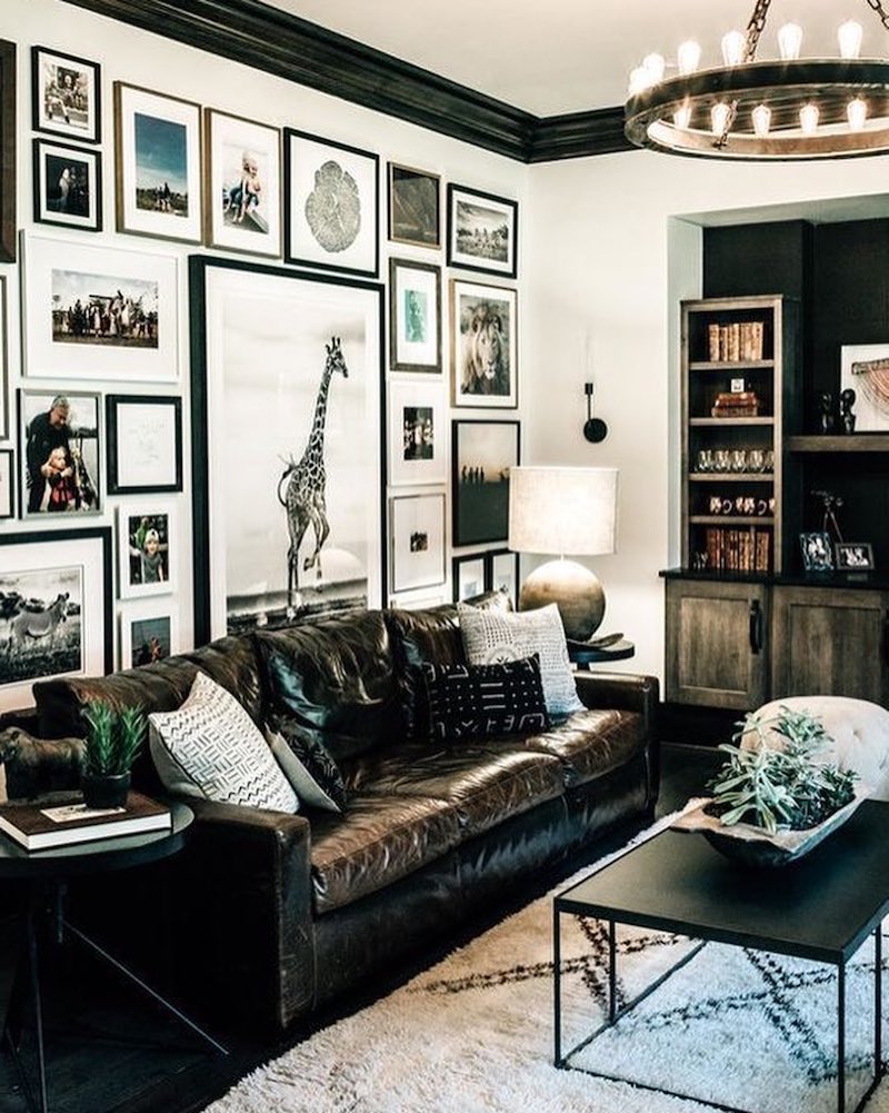 47+ Black Sofa Living Room Ideas That Deliver Style in 2024 Houszed