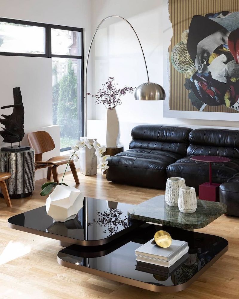 47+ Black Sofa Living Room Ideas That Deliver Style in 2025 | Houszed