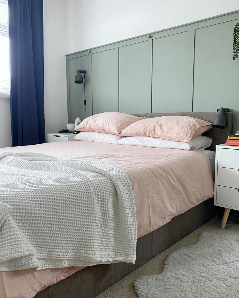modern ideas for blue and lime green bedroom