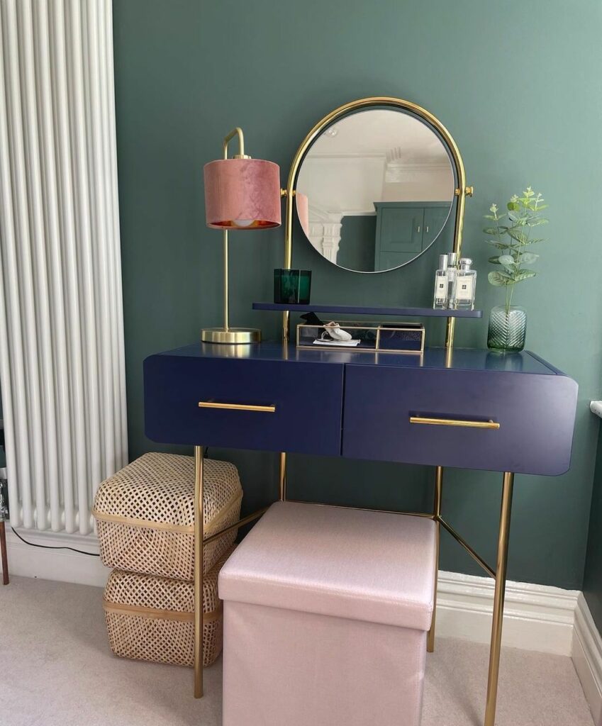 navy blue and lime green bedroom ideas