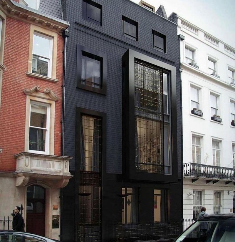 nice houses modern black
