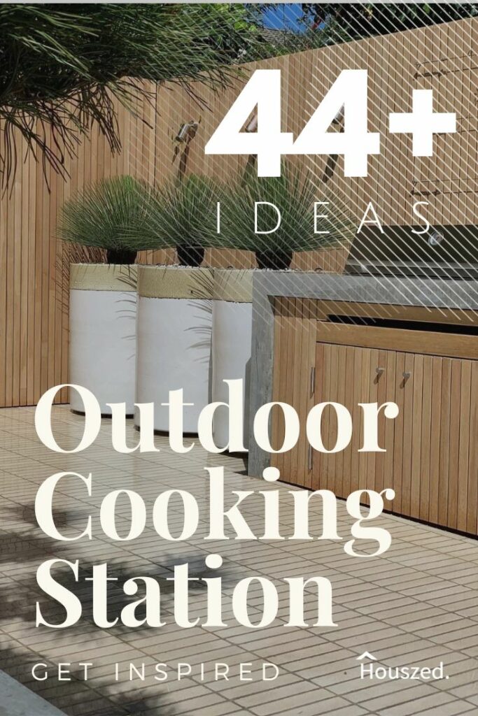 outdoor cooking station