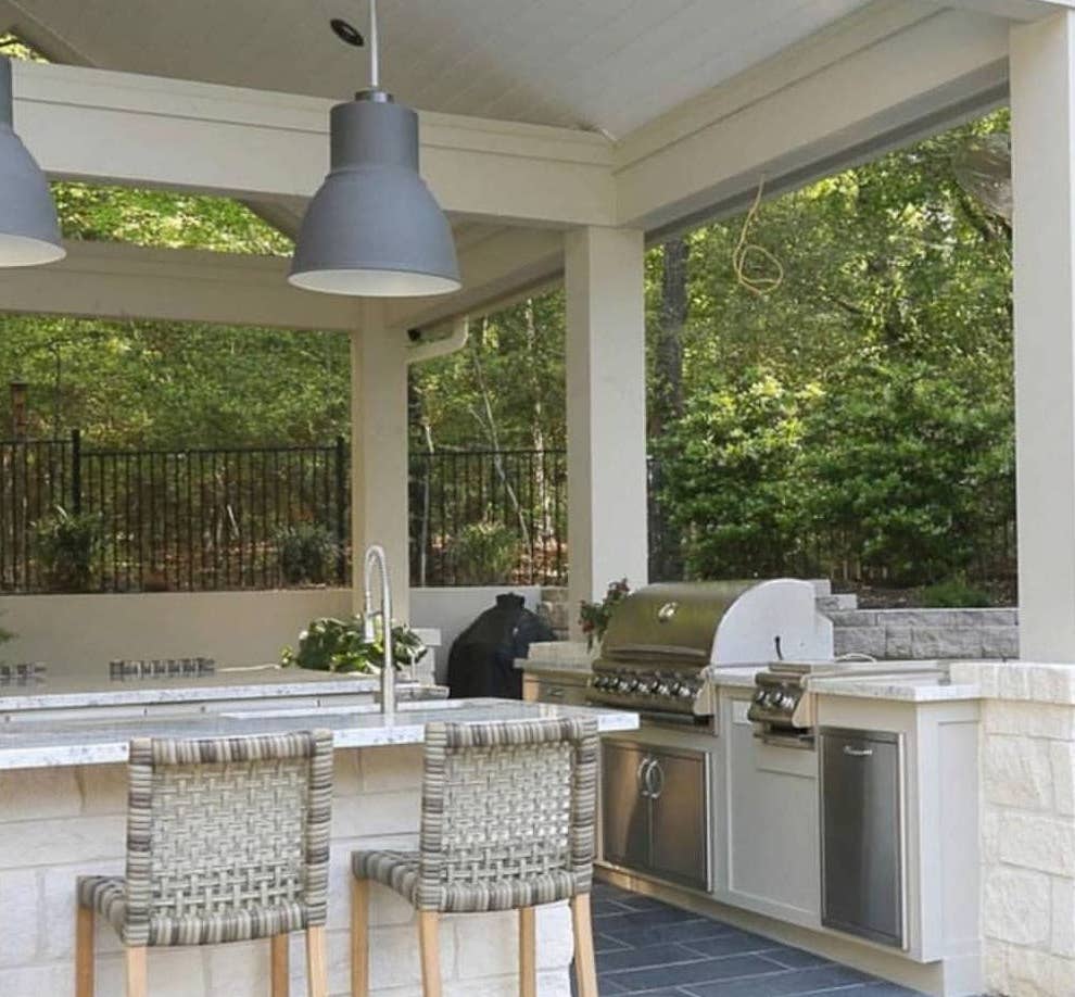 44+ Outdoor BBQ Area Ideas That Are Smoking Hot in 2024 Houszed