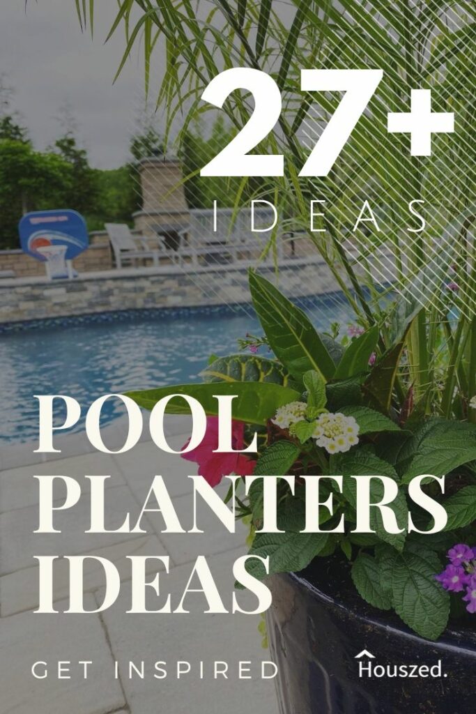 pool planters ideas