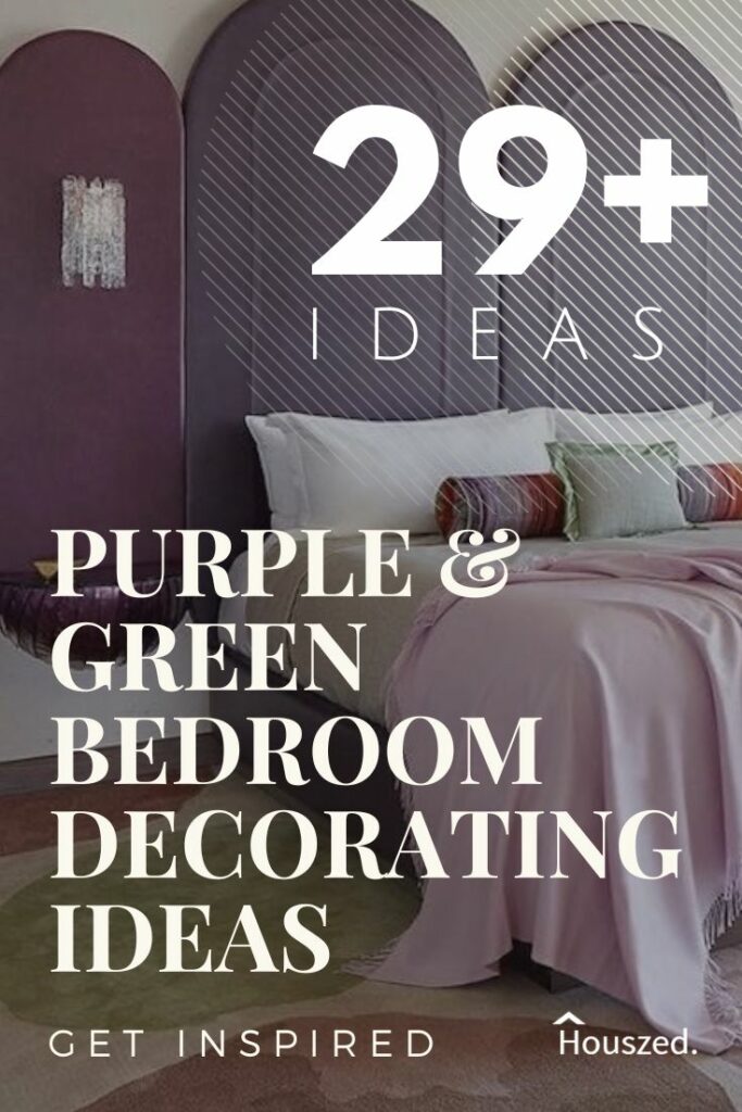 purple and green bedroom decorating ideas
