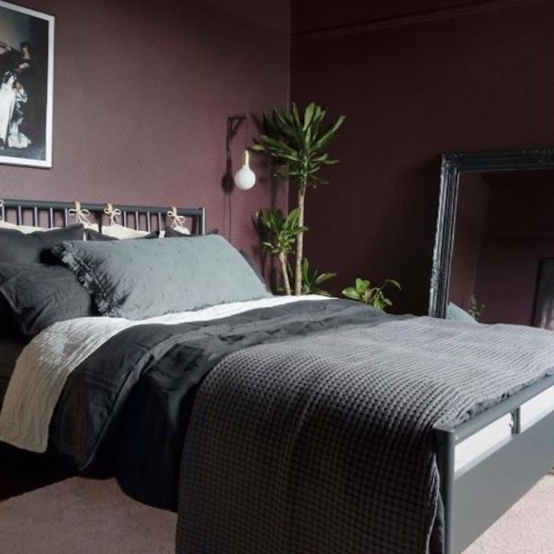 purple and green bedroom inspiration