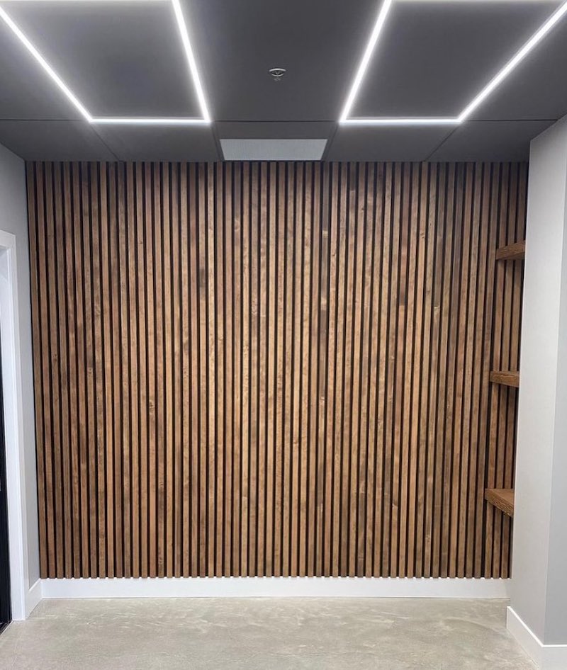 reclaimed wood bedroom wall