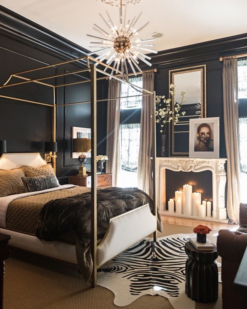 31+ Black and Gold Bedroom Ideas That Create a Stir in 2024 Houszed