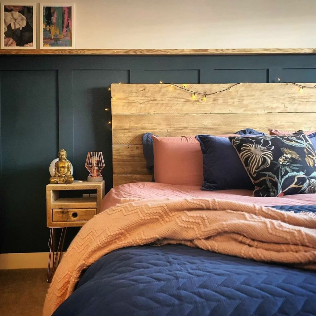 royal blue and pink bedroom ideas
