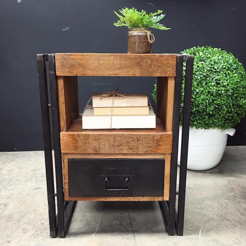 17+ Industrial Nightstand Ideas That Totally Rock! in 2024 Houszed