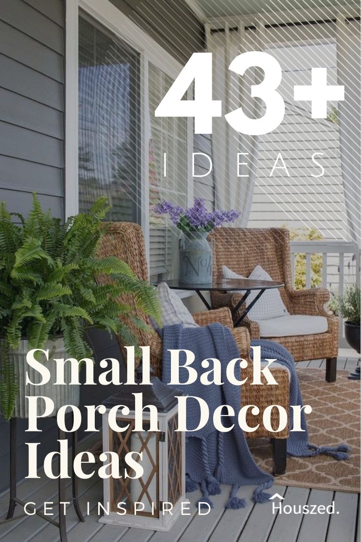 43+ Back Porch Decor Ideas That Hit Different in 2024 Houszed