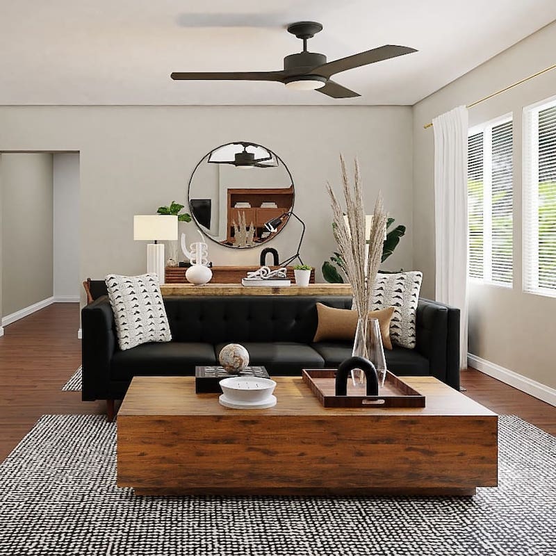 47+ Black Sofa Living Room Ideas That Deliver Style in 2024 Houszed