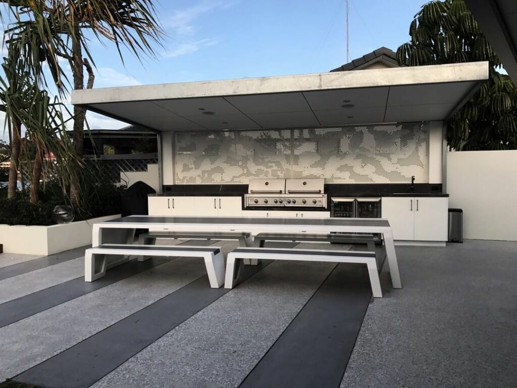 small outdoor grill