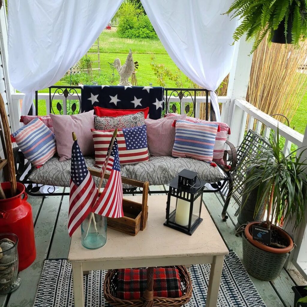 spring back porch decor