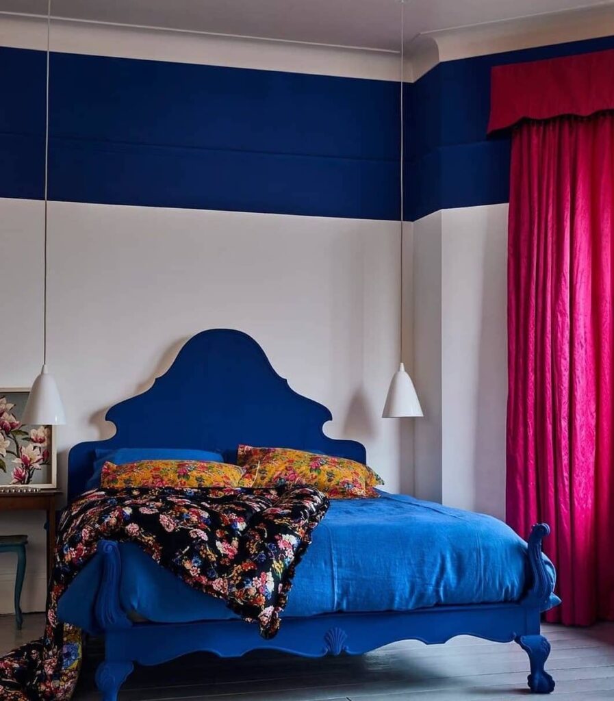 teenage pink and blue bedroom ideas