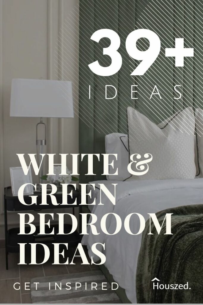 white and green bedroom ideas
