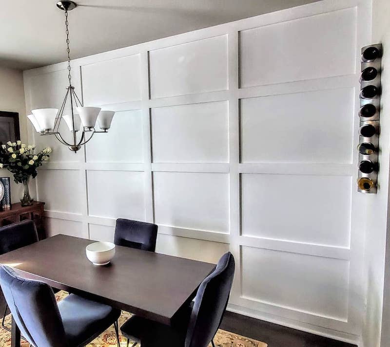 wood accent wall bedroom