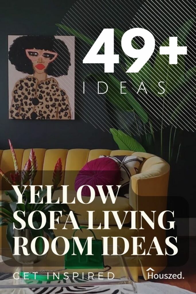 yellow sofa living room ideas