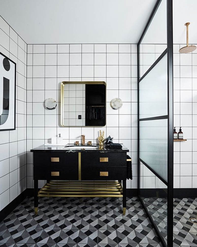 27+ Wonderful Art Deco Bathroom Ideas in 2025 | Houszed