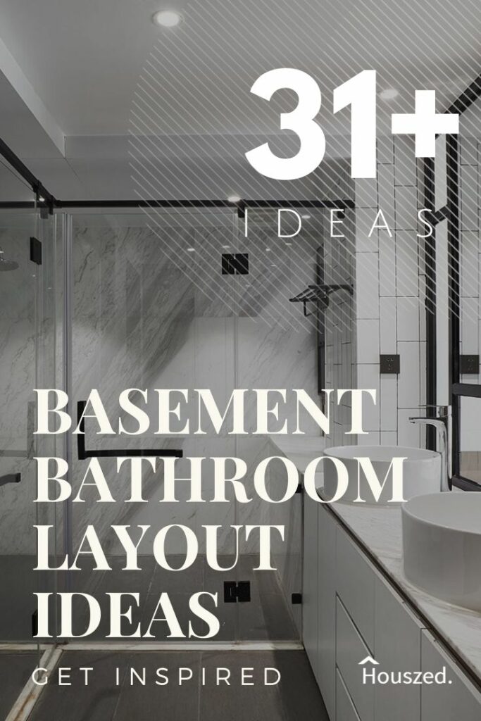 basement bathroom layout ideas