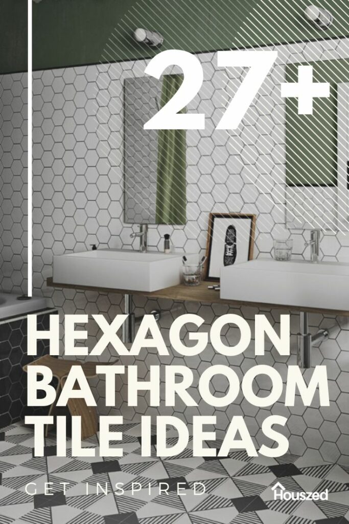 hexagon bathroom tile designs