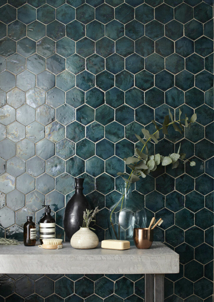 hexagon bathroom tile ideas 8 1