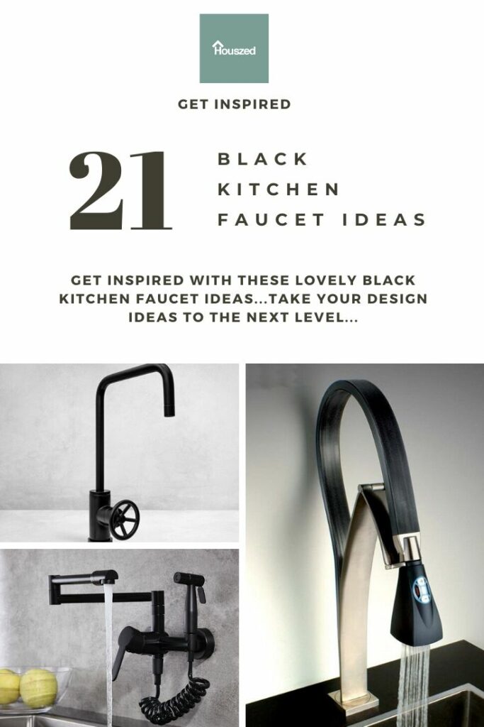 Black Kitchen Faucet Ideas v2