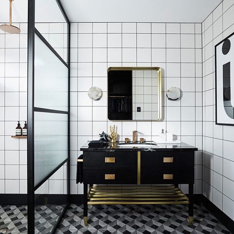 27+ Wonderful Art Deco Bathroom Ideas in 2026 | Houszed