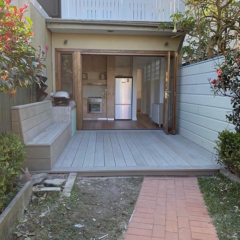 backyard composite deck ideas