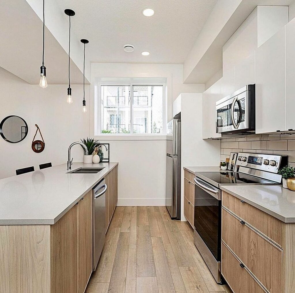 basement kitchen ideas with window