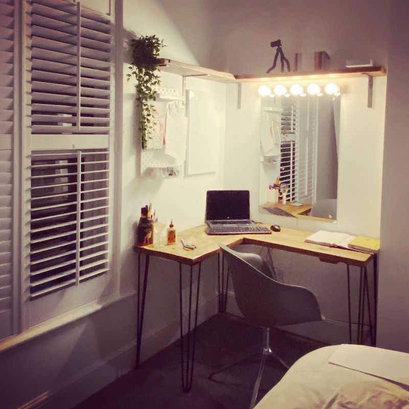 bedroom office ideas small