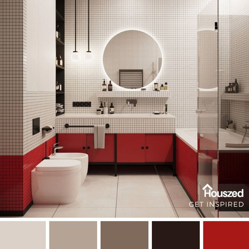 black and red color scheme