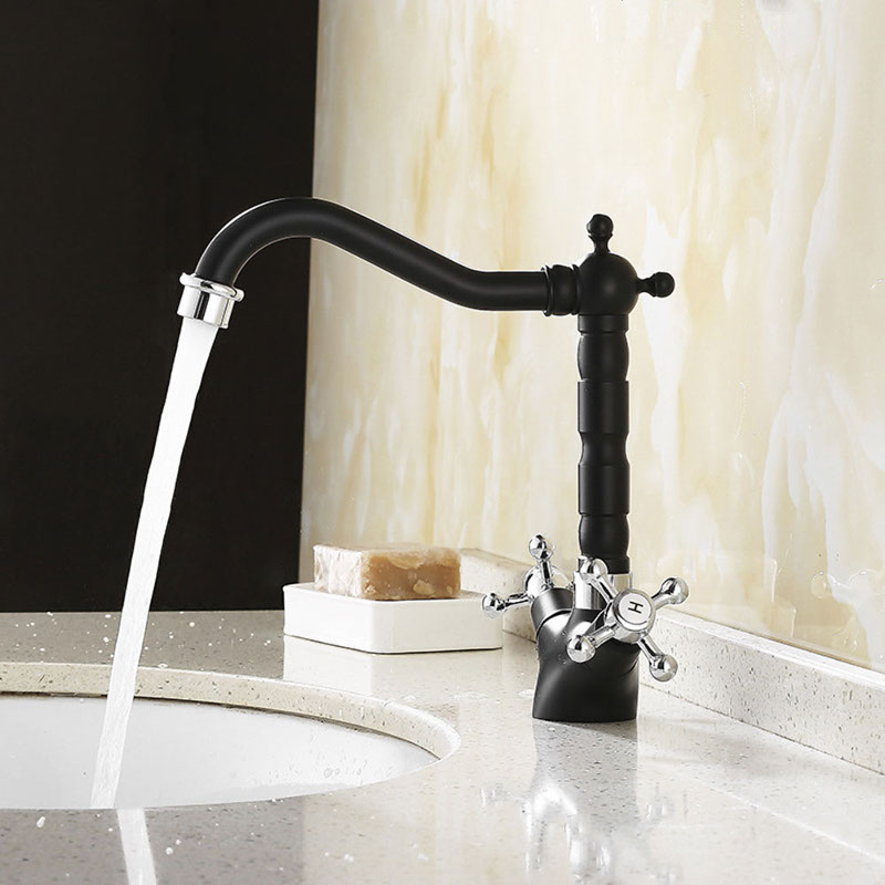 black farmhouse kitchen faucet