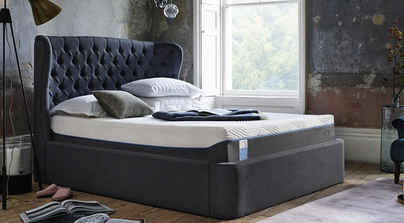 blue and grey bedrooms