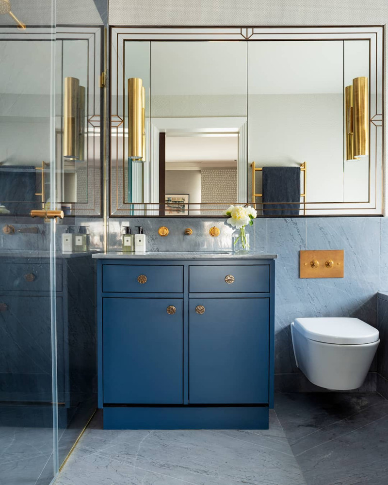 blue and white bathroom decorating ideas