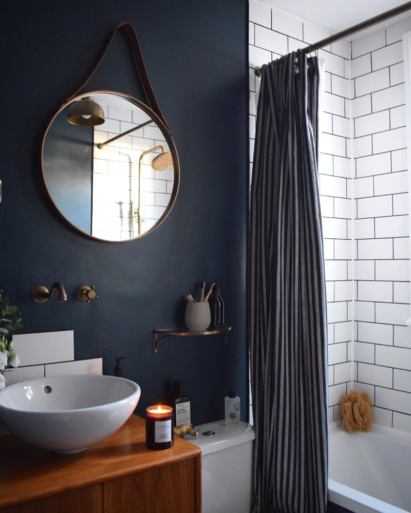 blue bathroom designs