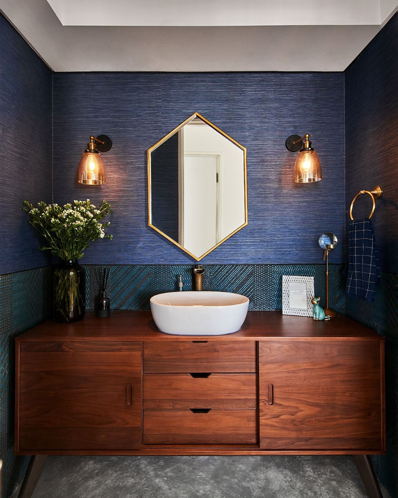 27+ Beautiful Blue Bathroom Ideas in 2024 | Houszed