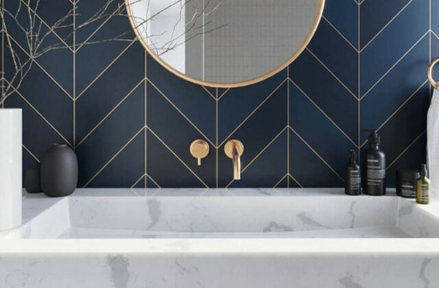 blue gold and grey color inspiration
