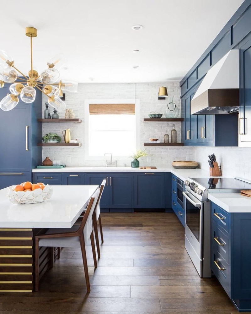 blue kitchen design ideas