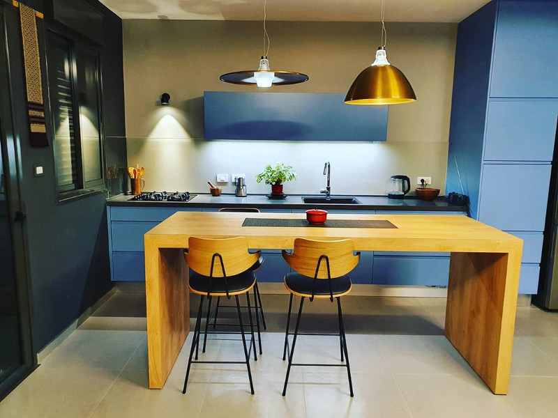 blue kitchen ideas modern