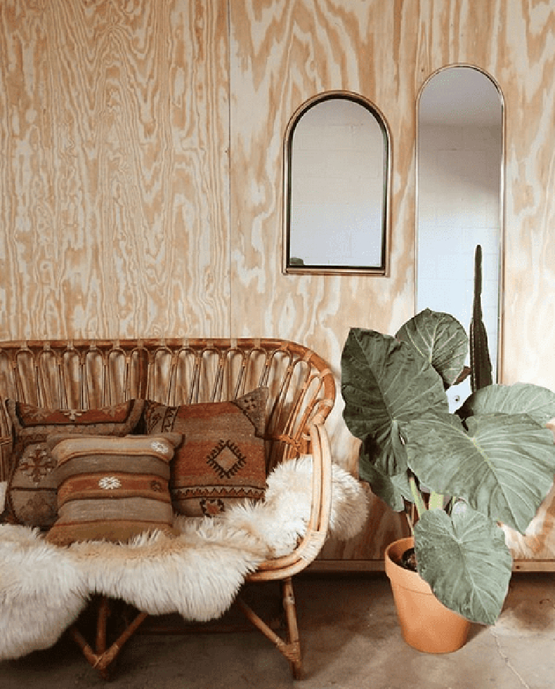 bohemian rustic living room