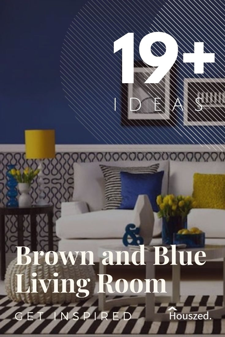 19+ Brown and Blue Living Room Ideas That Won’t Give You the Blues